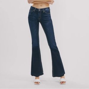 KanCan High Rise Dark Wash Flare Jean Size 5/26